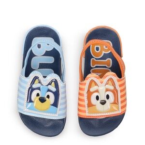 Bluey and Bingo Toddler Soccer Slides / Sandals, NWT 7